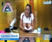 Hot Latina news anchor masturbation on air from anckor
