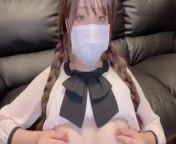 Masturbation while showing off Japanese high school girls from 見せつけオナニー