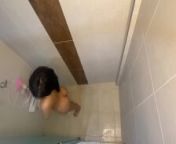 She went to charge Mrs. Sandra's rent but she ends up lying in the bathroom and fucking her (athenea from porn hub