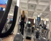 Quick fuck in the gym. Risky public sex with Californiababe. from public gym