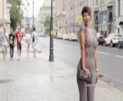 Is this transparent suit right for my casual look? from melena r nude fishnet flash in public 41 800x1200 jpg