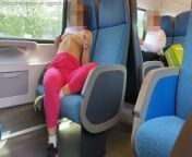 CRAZY slut teen gets dirty on the train and gives me a blowjob among the passengers - SUB ITA&ENG from española me hace una mamada