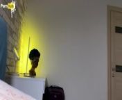 Stepmother and stepson share a bed in a hotel room. from desi couple hotel room fucking