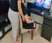 mature mom gives her stepson a handjob while watching porn from mature playing while watching porn
