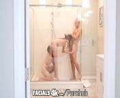 FACIALS4K Hung Dudes Blow Numerous Spewing Facials Over Pretty Face from nsx