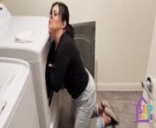 Big Ass Step Mom Stuck in the washer has to make a deal from sex mom russia house wifel x