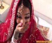 Real Indian Desi Teen Bride fucked in the Ass and Pussy on Wedding Night from indian first night real hot sex