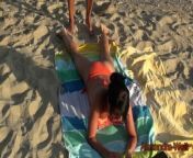 Caught on the beach by strangers! Alexandra Wett from На пляже засветы писек bikini 01