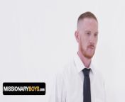 Ginger Priest With Monster Cock Brody Kayman Drills Dakota Lovell&apos;s Tight Asshole - Missionary Boys from fuking gay