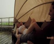 Romantic sex under the rain from lluv2