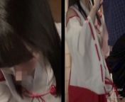 Happy new year. The shrine maiden gently blowjob from be365官方【bty2086 com】乐发快三单双和值回血计划298