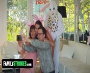 Family Strokes - Cute Easter Family Photo Turns Into A Perv Fuck Session from shahida munni