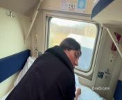 Seduced the conductor on the train and fucked while she had a break from down panty in train sex