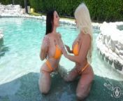ANGELA WHITE - Hot Bikini Threesome with Twitch Streamer Dan Dangler from mohan shakti bikini hot image